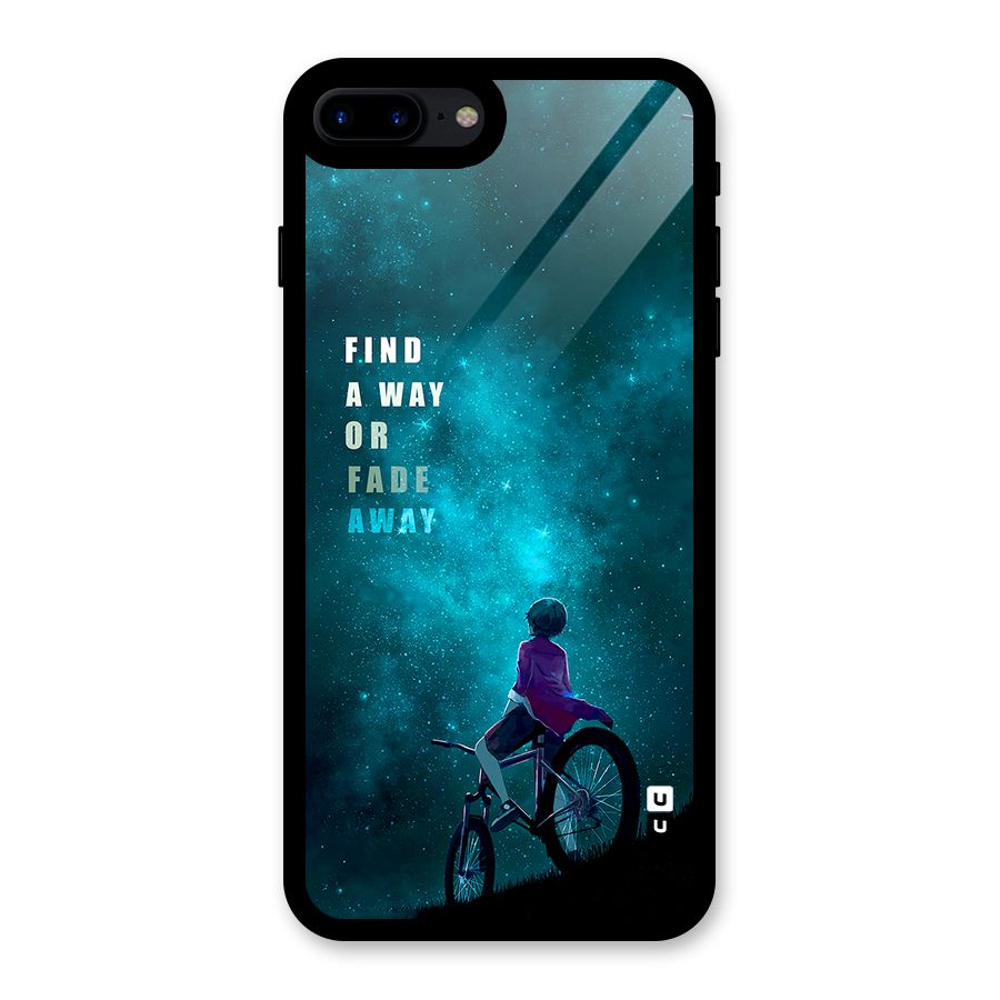 Find Your Way Glass Back Case for iPhone 8 Plus