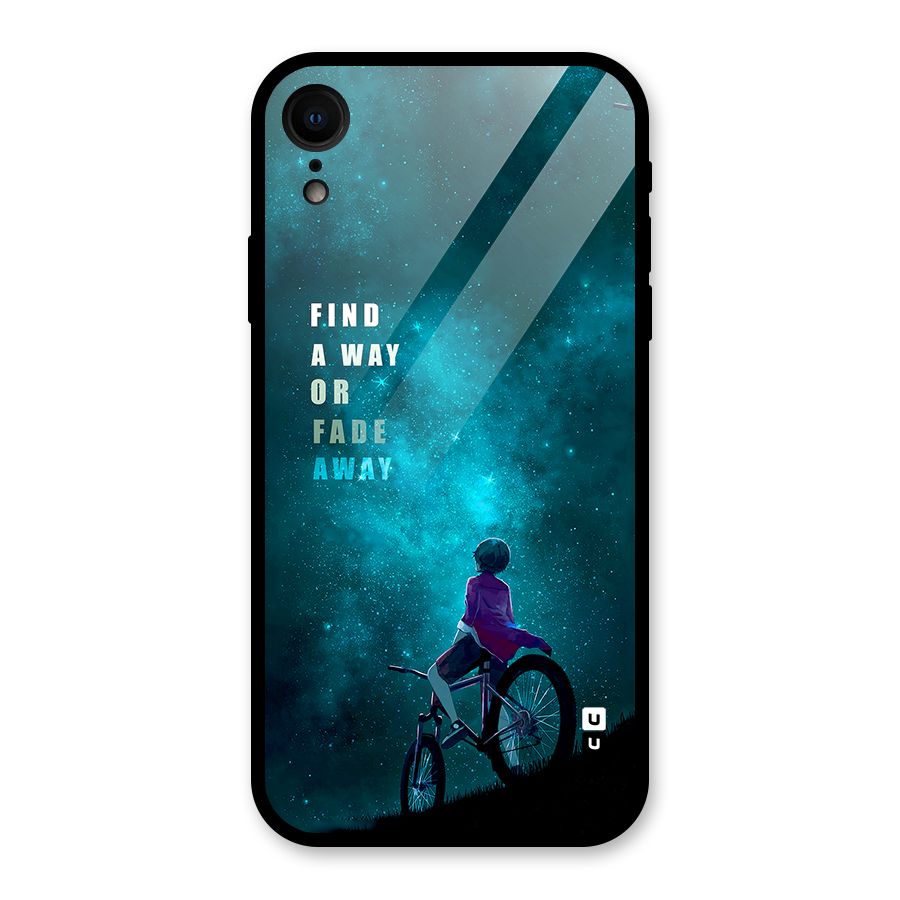 Find Your Way Glass Back Case for iPhone XR