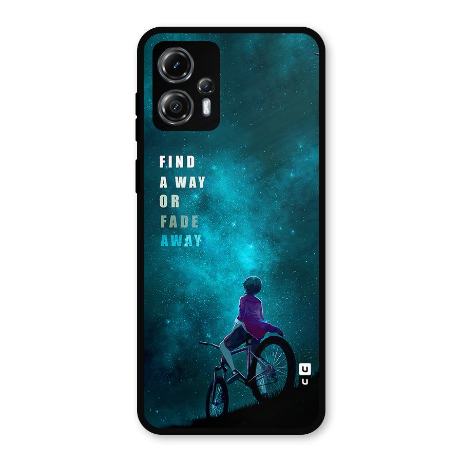 Find Your Way Metal Back Case for Moto G13