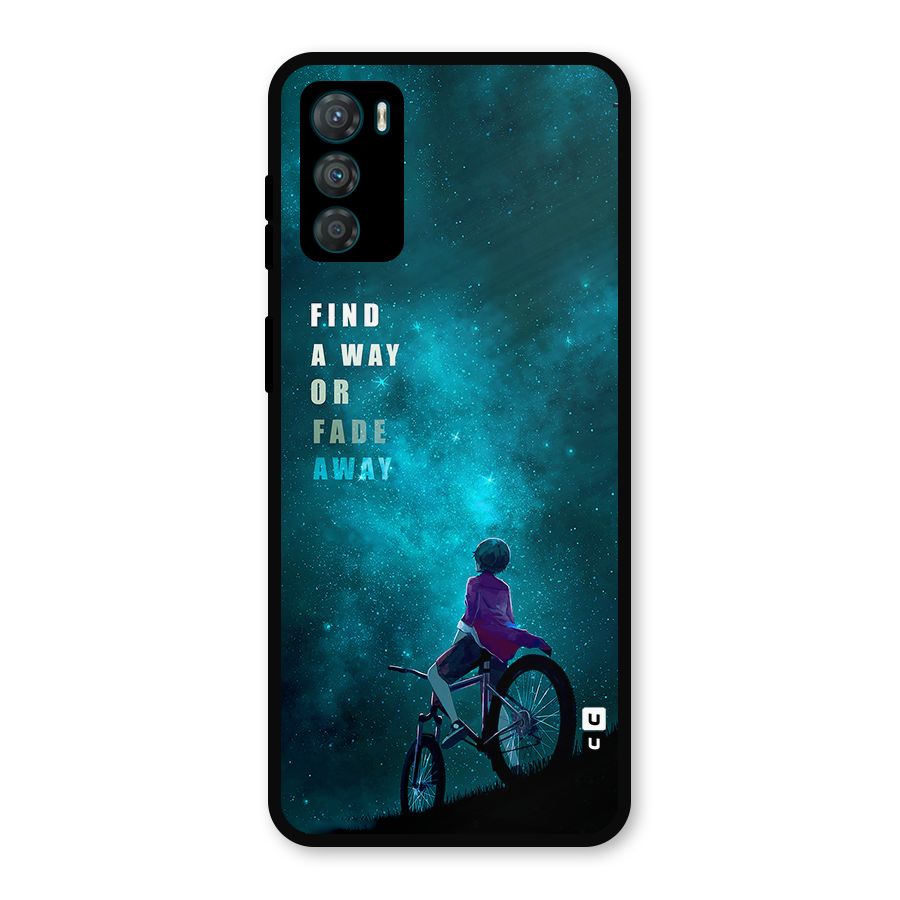 Find Your Way Metal Back Case for Moto G42