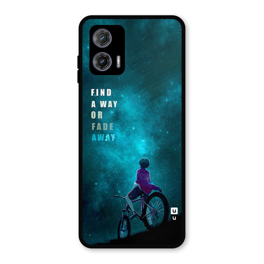 Find Your Way Metal Back Case for Moto G73