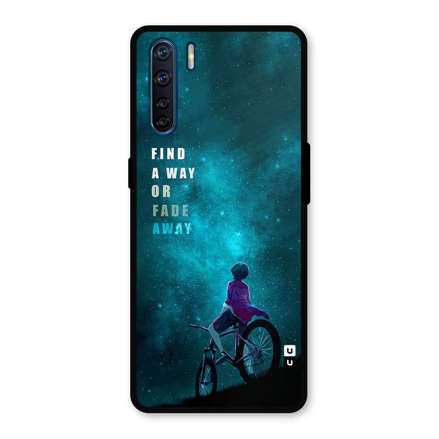 Find Your Way Metal Back Case for Oppo F15