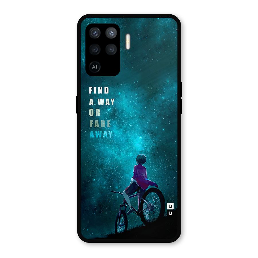 Find Your Way Metal Back Case for Oppo F19 Pro