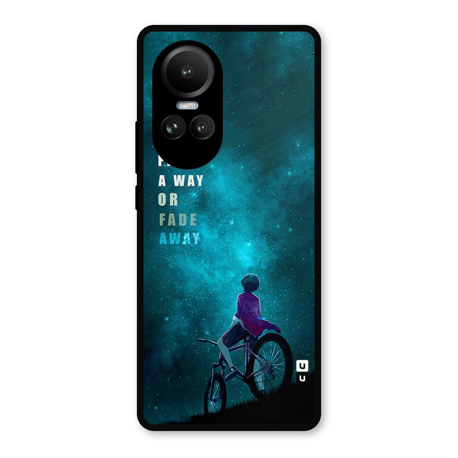 Find Your Way Metal Back Case for Oppo Reno10