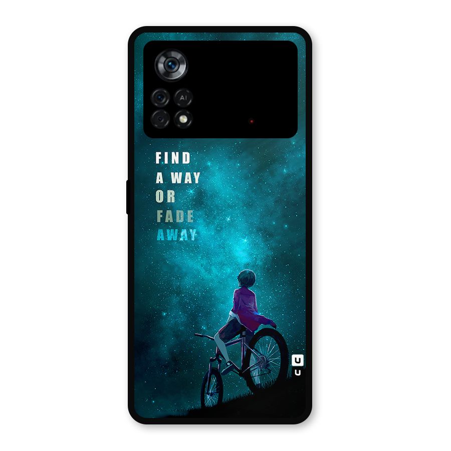 Find Your Way Metal Back Case for Poco X4 Pro 5G