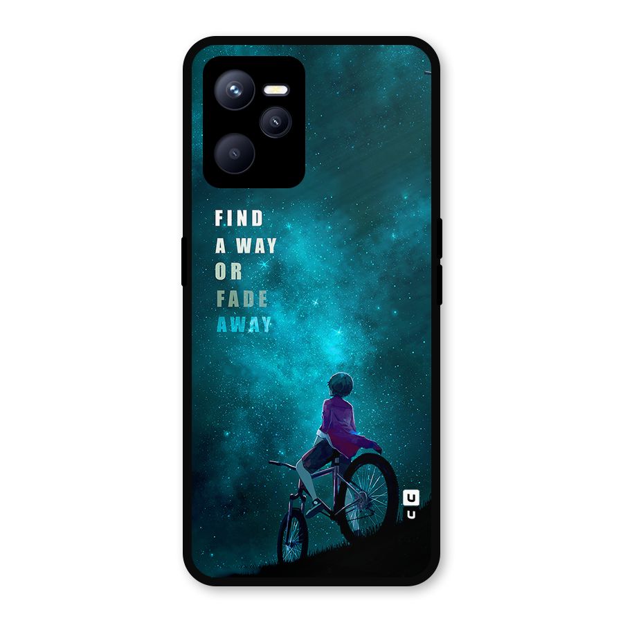 Find Your Way Metal Back Case for Realme C35