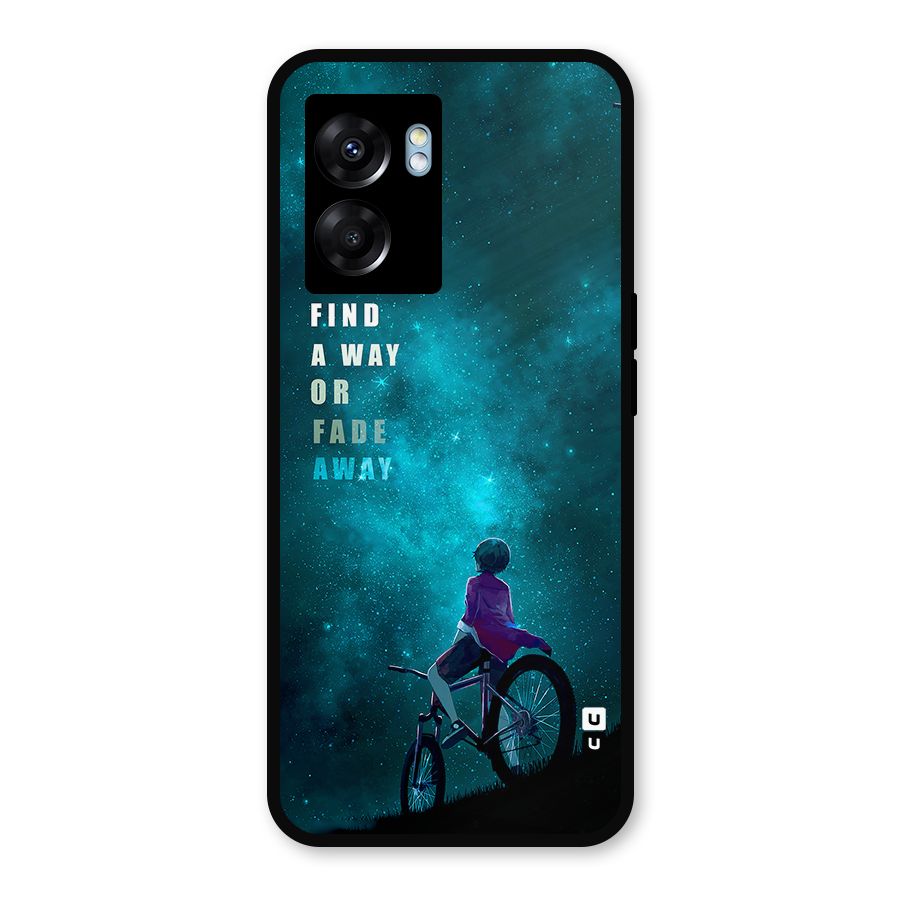 Find Your Way Metal Back Case for Realme Narzo 50 5G