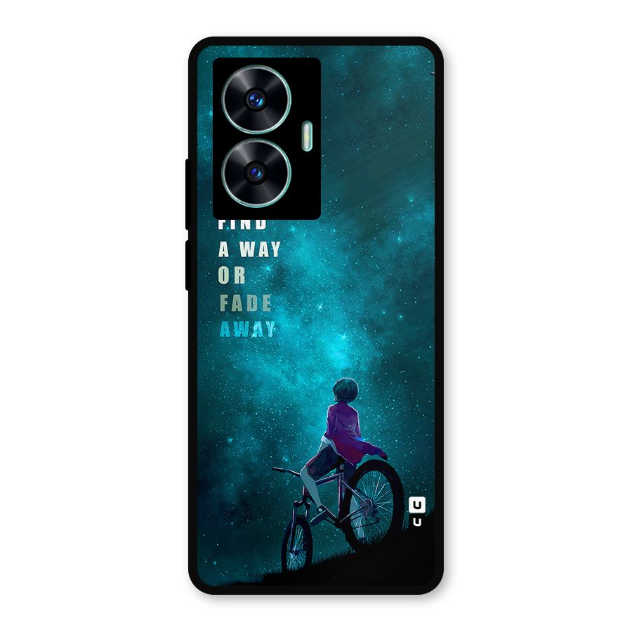 Find Your Way Metal Back Case for Realme Narzo N55