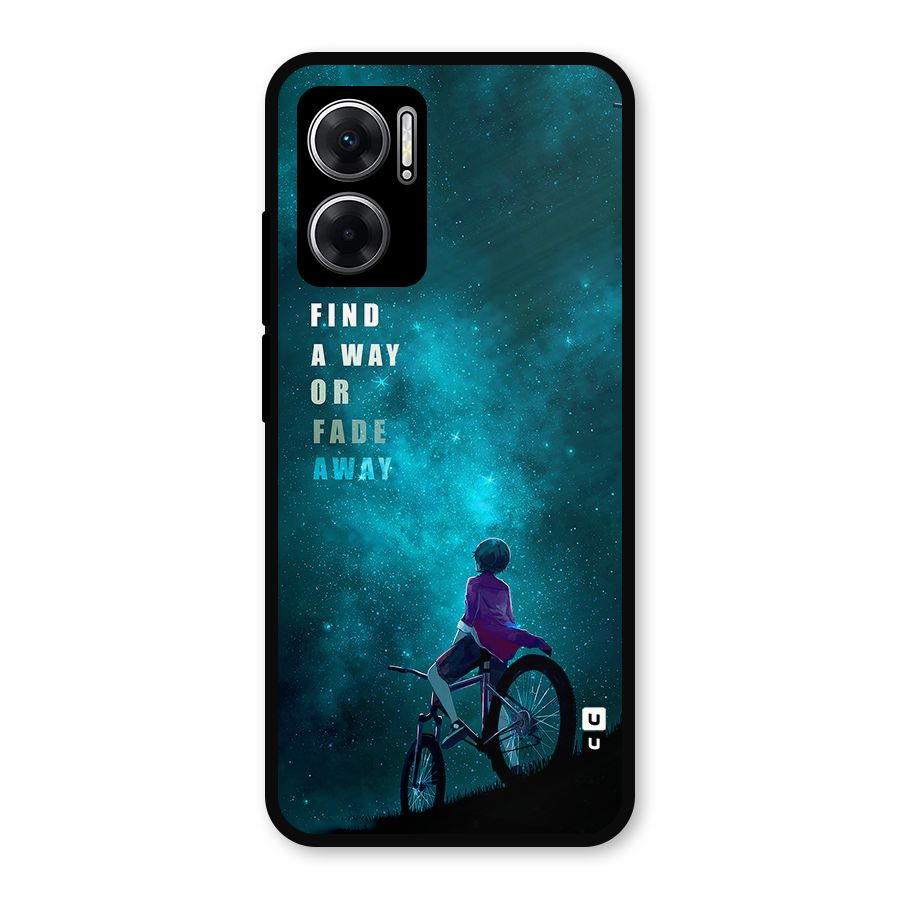 Find Your Way Metal Back Case for Redmi 11 Prime 5G