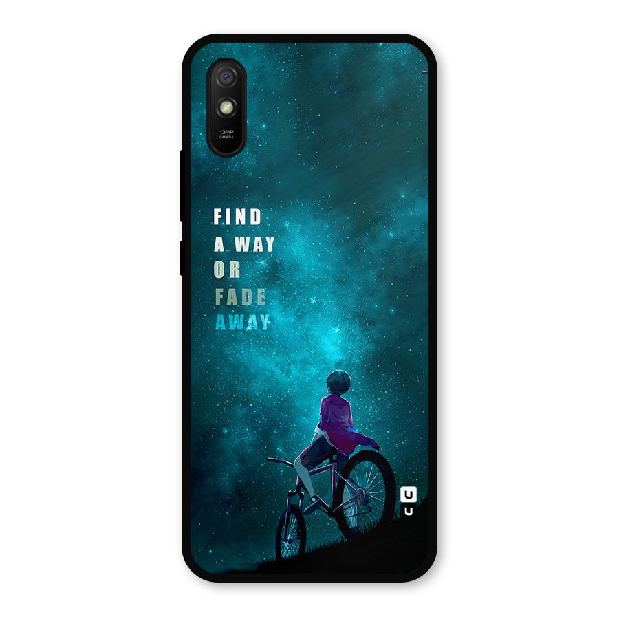 Find Your Way Metal Back Case for Redmi 9a
