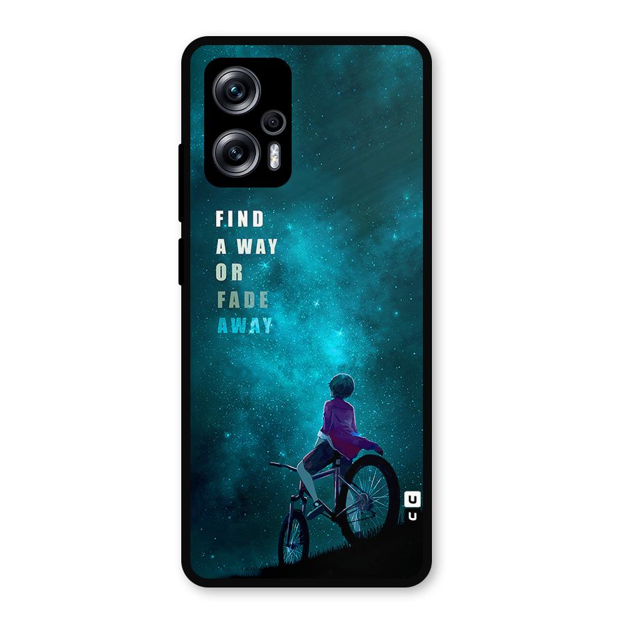 Find Your Way Metal Back Case for Redmi K50i