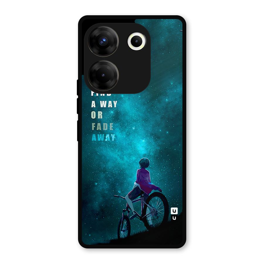 Find Your Way Metal Back Case for Tecno Camon 20 Pro