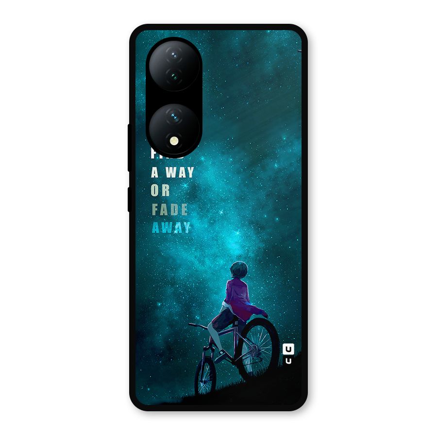 Find Your Way Metal Back Case for Vivo Y100a