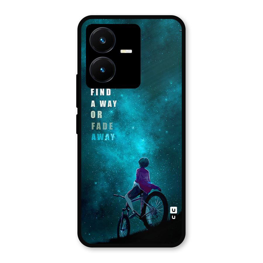 Find Your Way Metal Back Case for Vivo Y22