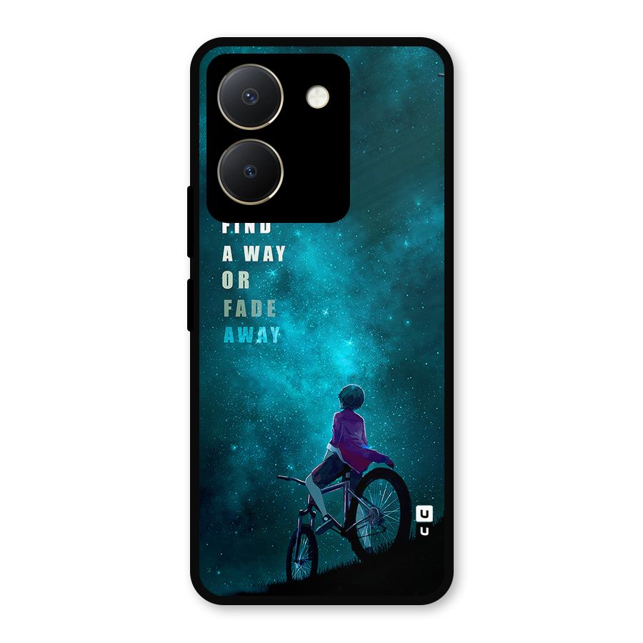 Find Your Way Metal Back Case for Vivo Y36