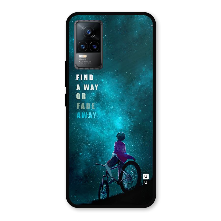 Find Your Way Metal Back Case for Vivo Y73