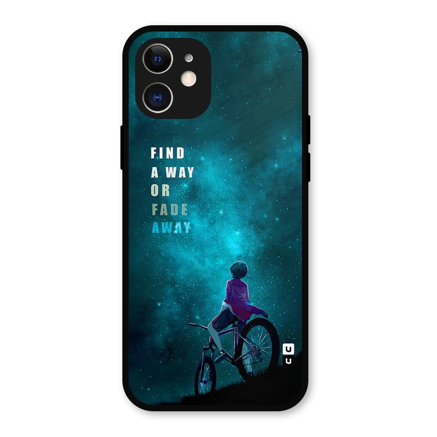 Find Your Way Metal Back Case for iPhone 12