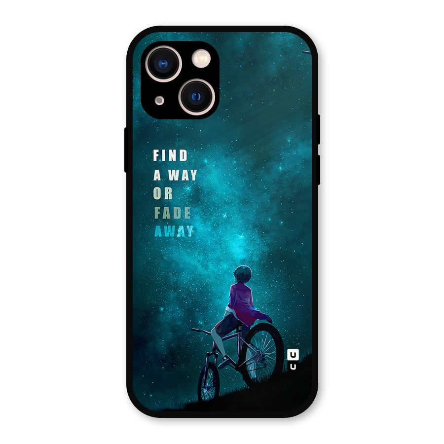 Find Your Way Metal Back Case for iPhone 13
