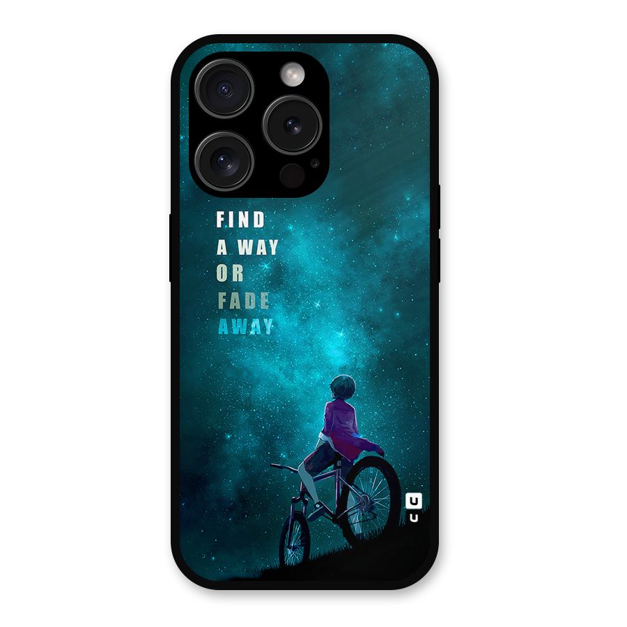 Find Your Way Metal Back Case for iPhone 15 Pro