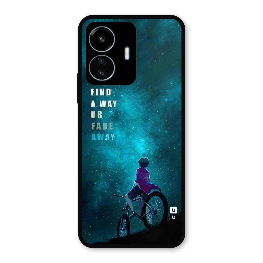 Find Your Way Metal Back Case for vivo iQOO Z6 Lite 5G