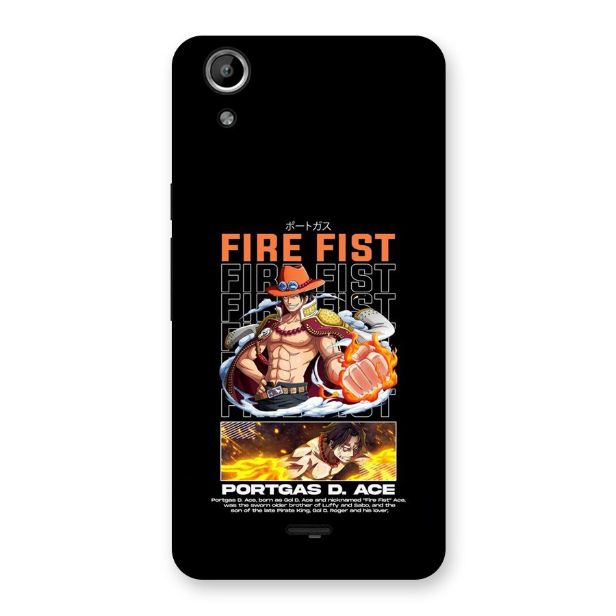 Fire Fist Ace Back Case for Canvas Selfie Lens Q345