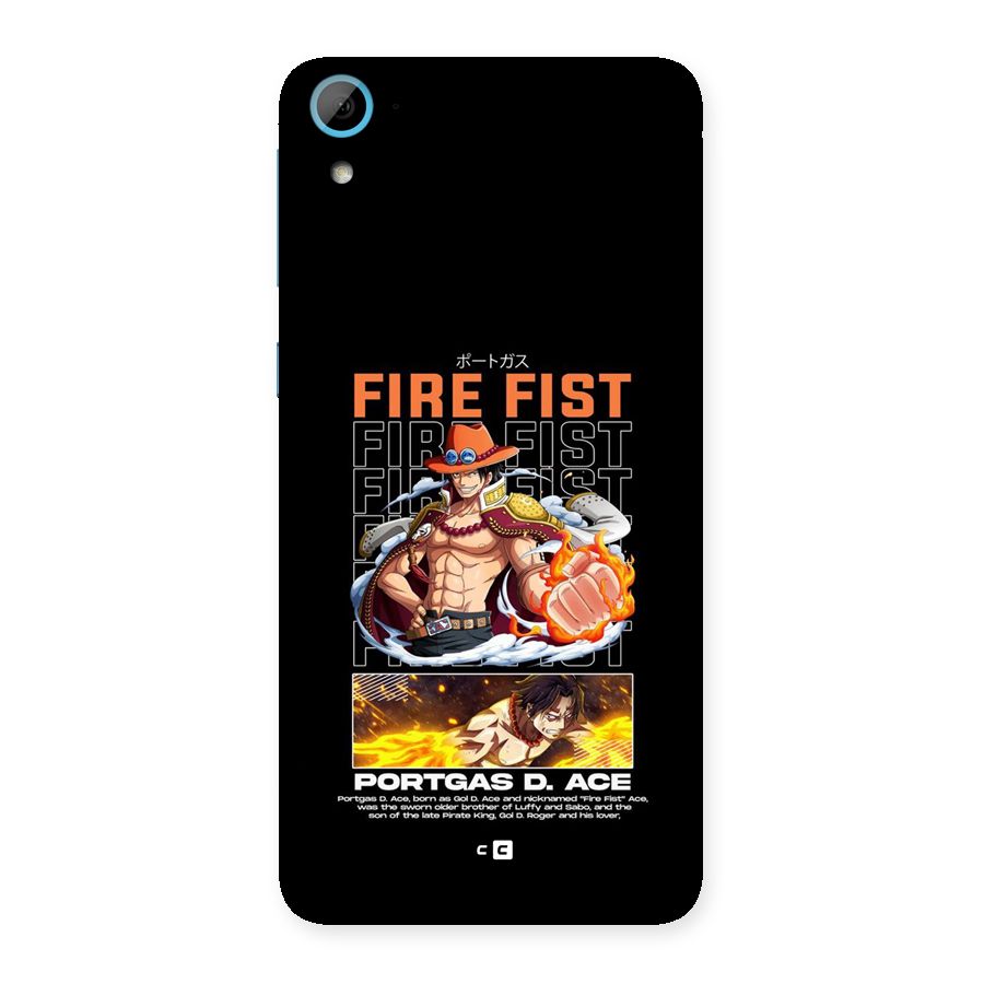 Fire Fist Ace Back Case for Desire 826