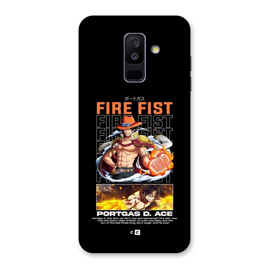 Fire Fist Ace Back Case for Galaxy A6 Plus