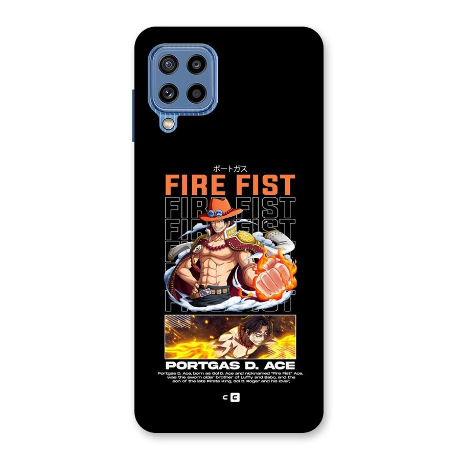 Fire Fist Ace Back Case for Galaxy M32