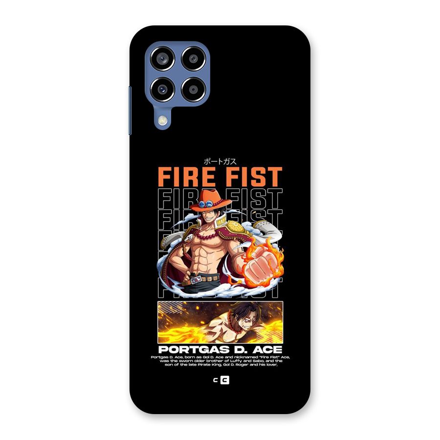 Fire Fist Ace Back Case for Galaxy M53 5G