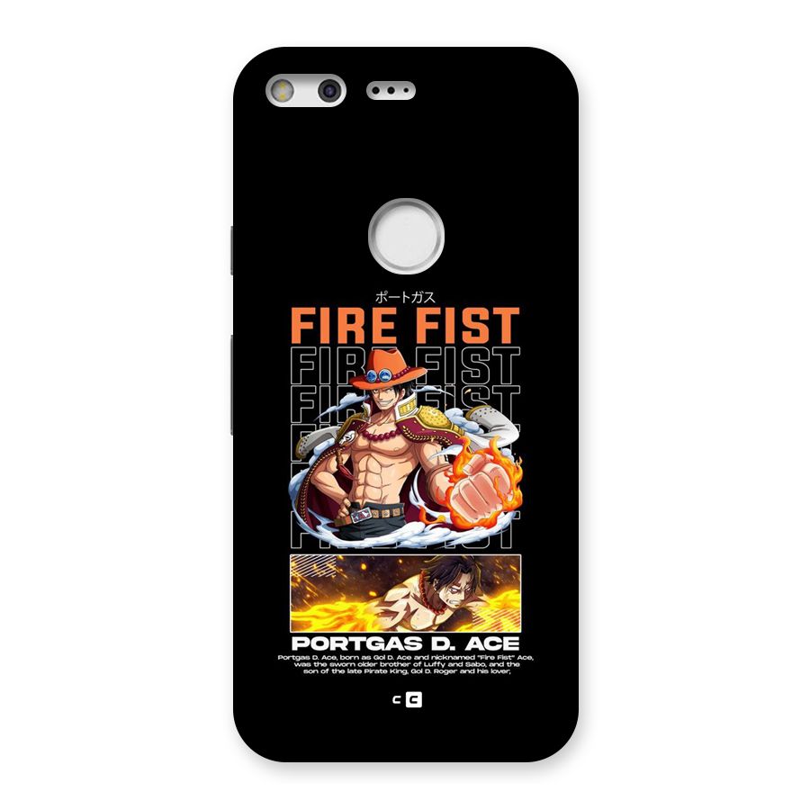 Fire Fist Ace Back Case for Google Pixel