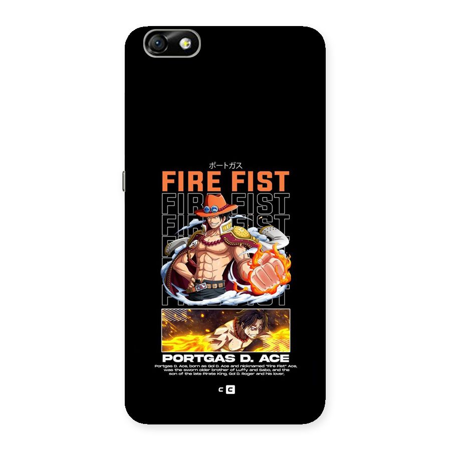 Fire Fist Ace Back Case for Honor 4X