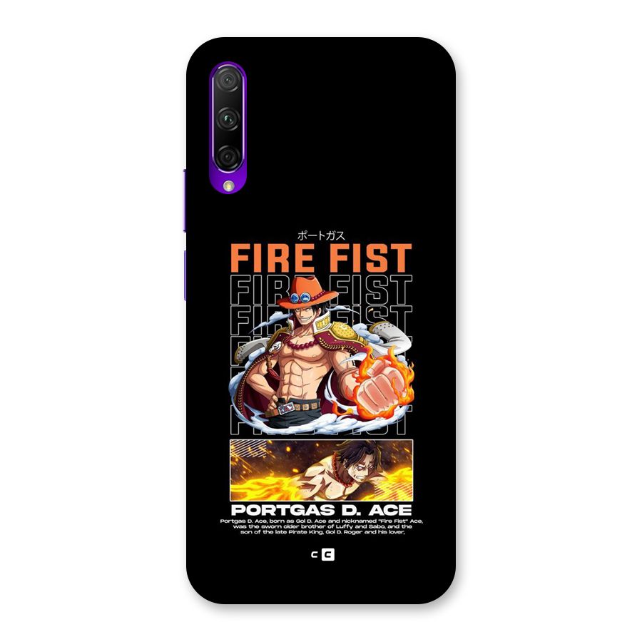 Fire Fist Ace Back Case for Honor 9X Pro