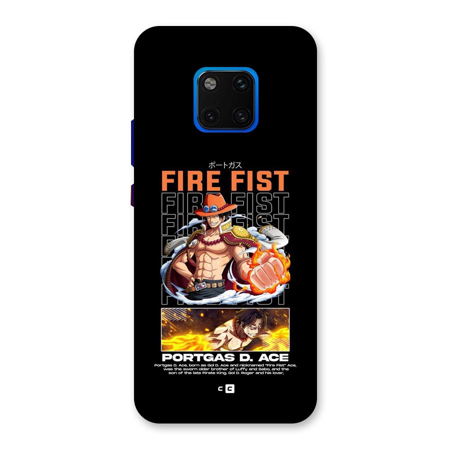 Fire Fist Ace Back Case for Huawei Mate 20 Pro