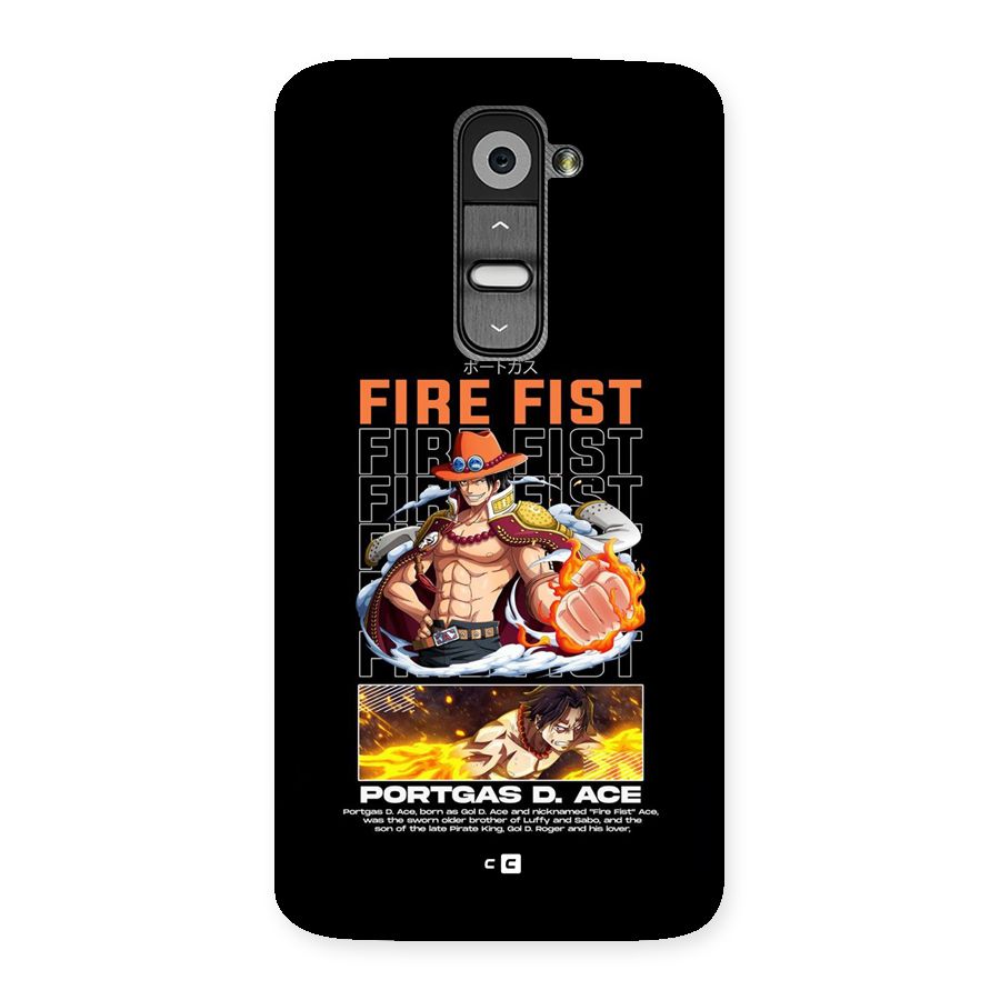 Fire Fist Ace Back Case for LG G2