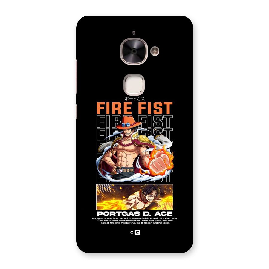 Fire Fist Ace Back Case for Le 2