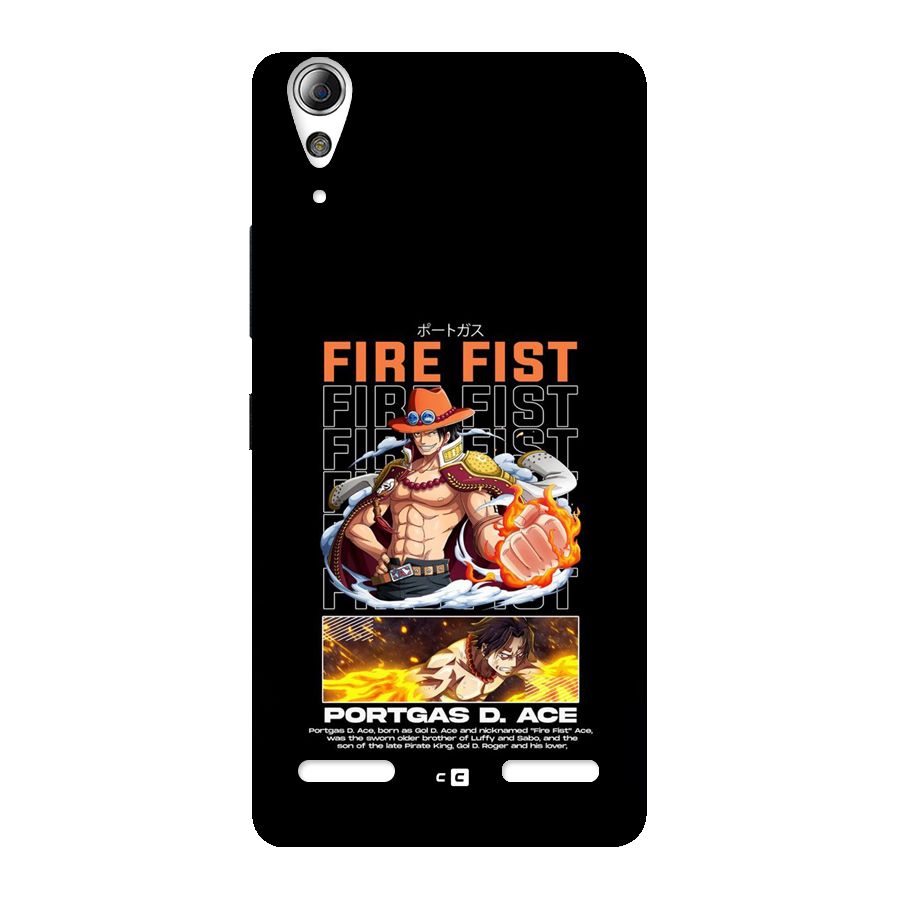 Fire Fist Ace Back Case for Lenovo A6000 Plus