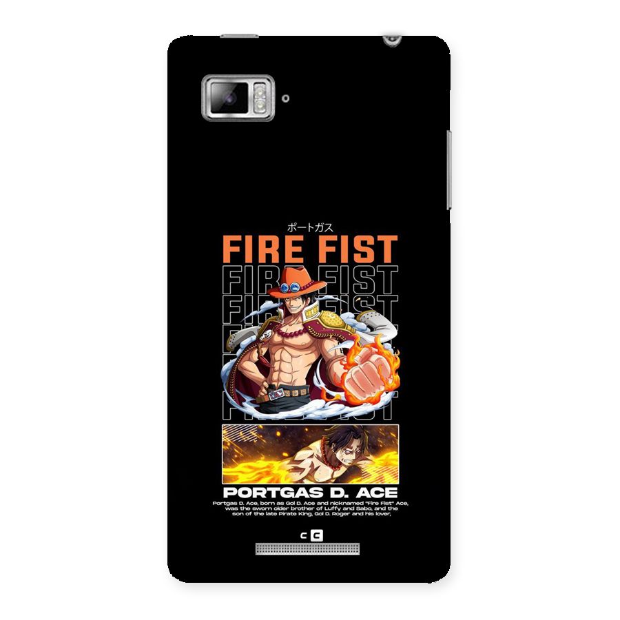 Fire Fist Ace Back Case for Lenovo Vibe Z K910