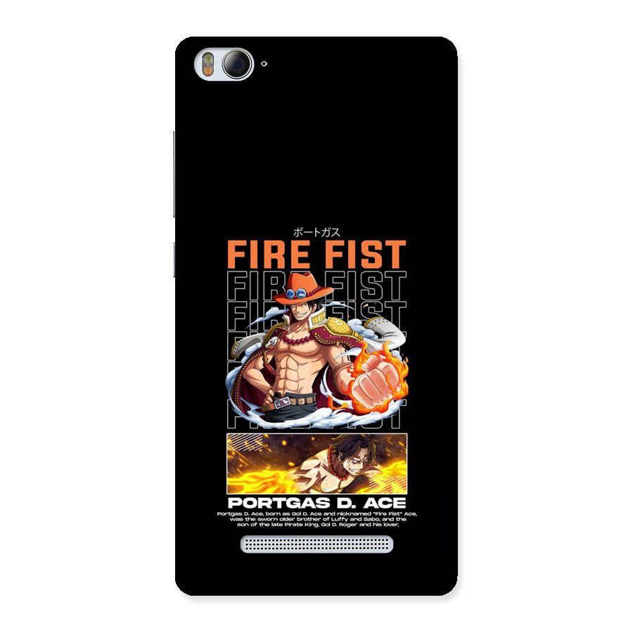 Fire Fist Ace Back Case for Mi4i