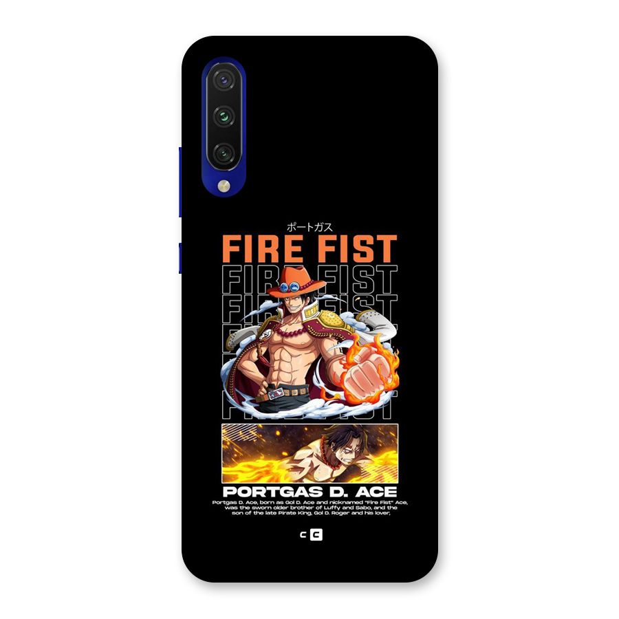 Fire Fist Ace Back Case for Mi A3