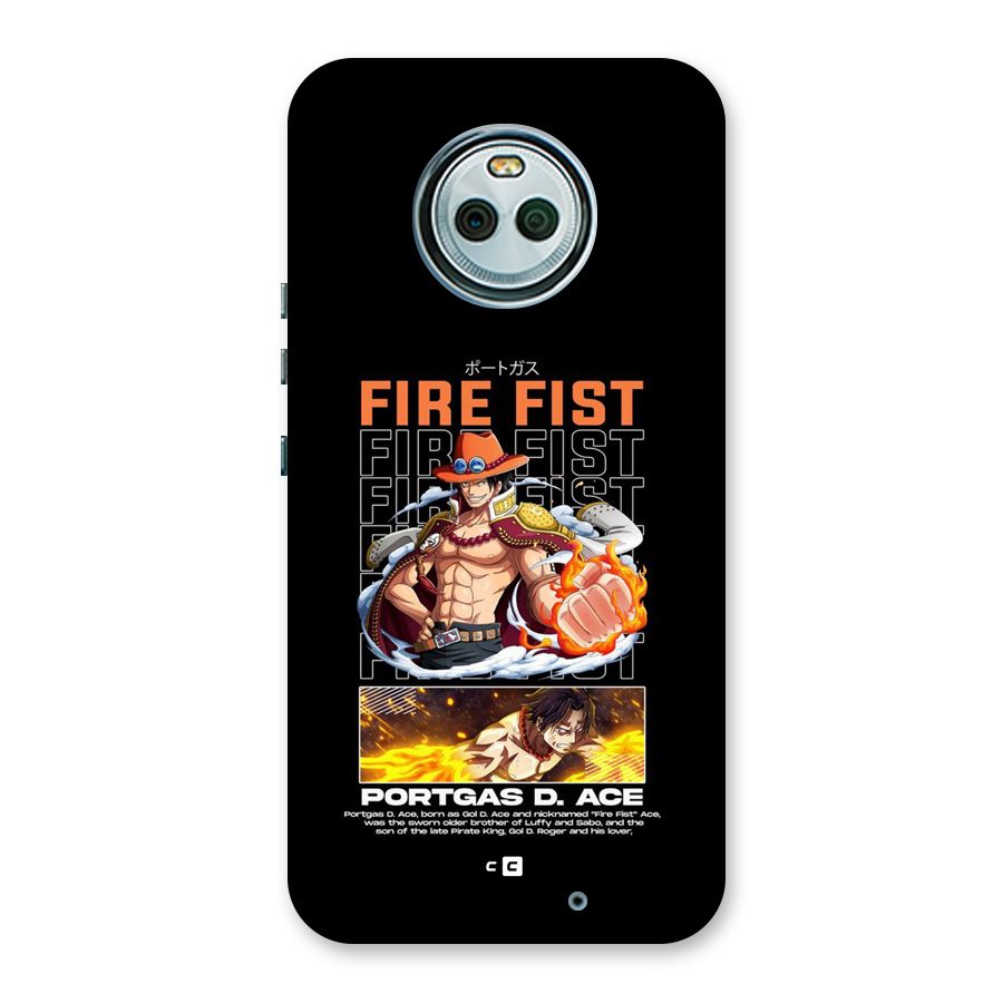 Fire Fist Ace Back Case for Moto X4