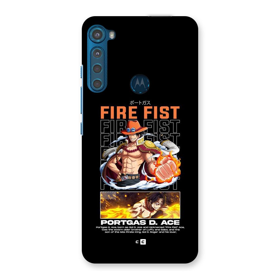 Fire Fist Ace Back Case for Motorola One Fusion Plus
