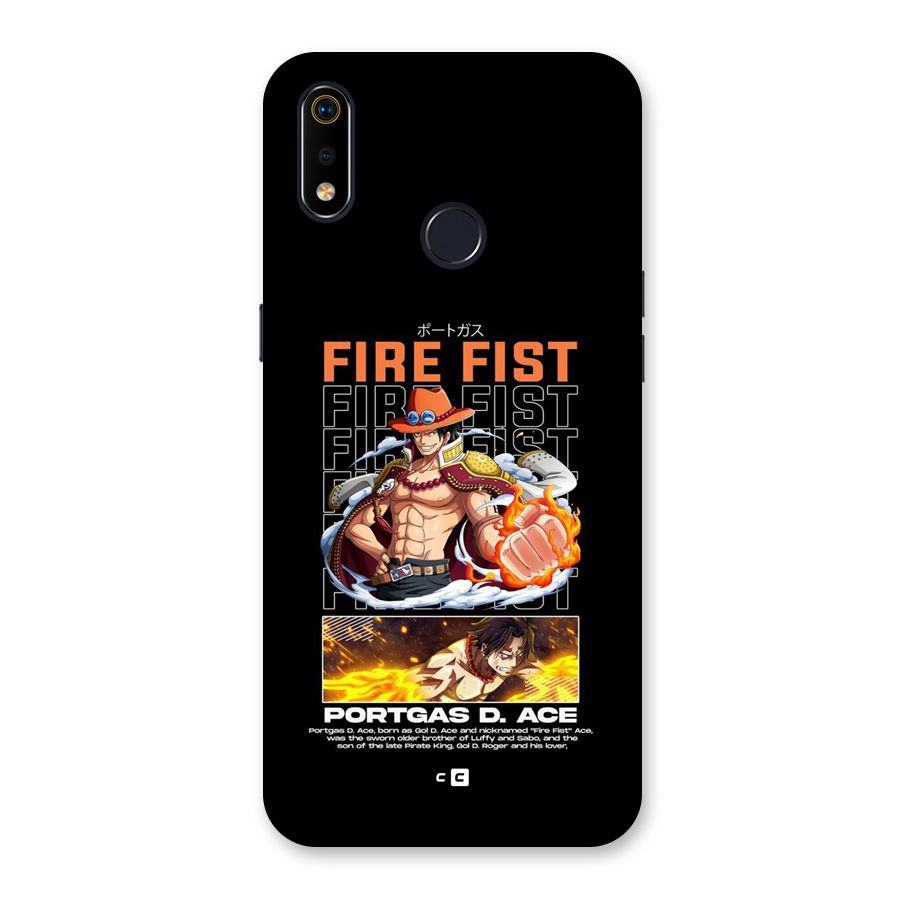 Fire Fist Ace Back Case for Realme 3i