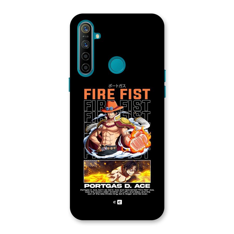 Fire Fist Ace Back Case for Realme 5i