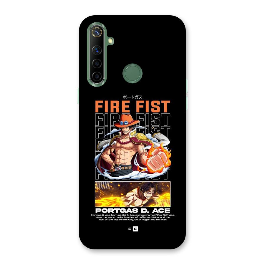 Fire Fist Ace Back Case for Realme Narzo 10
