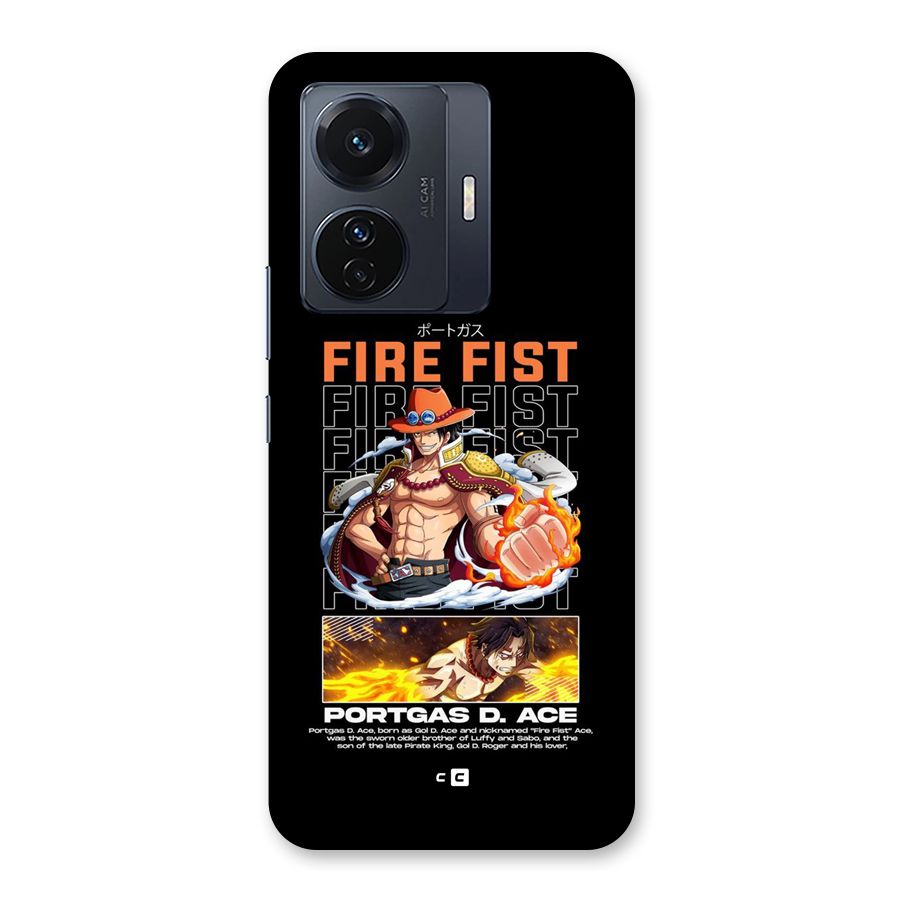 Fire Fist Ace Back Case for Vivo T1 Pro