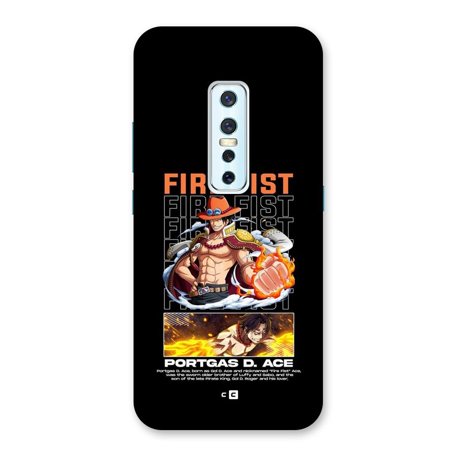 Fire Fist Ace Back Case for Vivo V17 Pro