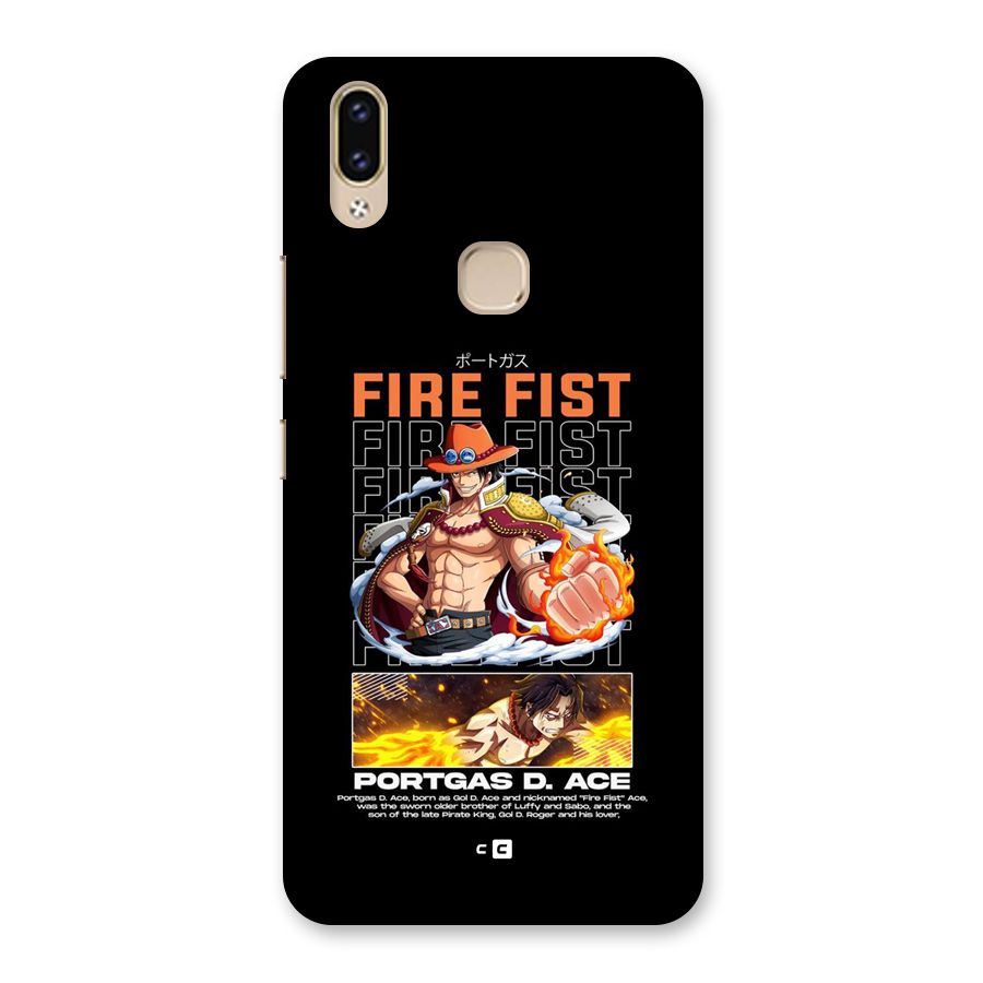 Fire Fist Ace Back Case for Vivo V9 Youth