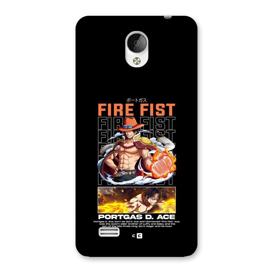 Fire Fist Ace Back Case for Vivo Y21