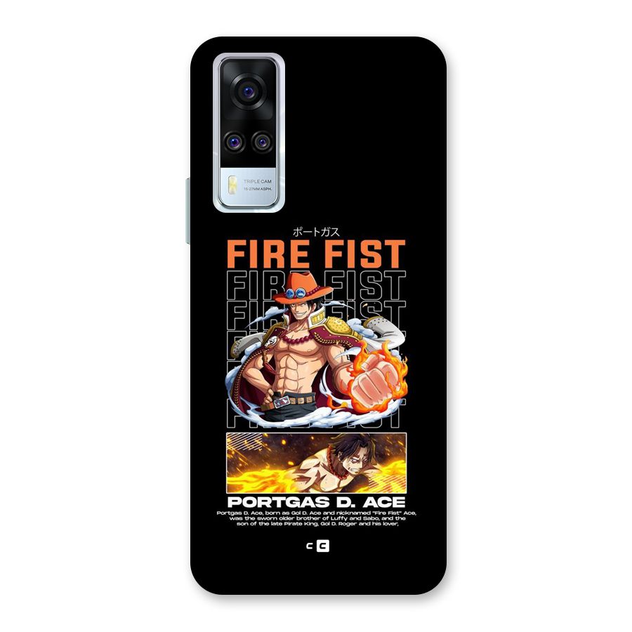 Fire Fist Ace Back Case for Vivo Y31