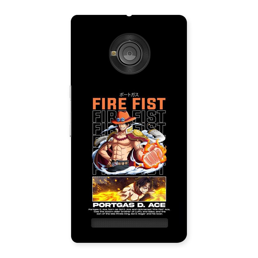 Fire Fist Ace Back Case for Yunique